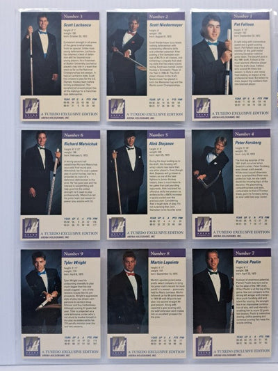 1991 Arena American Hockey Draft Pick Set, 33 Card Set with Certification