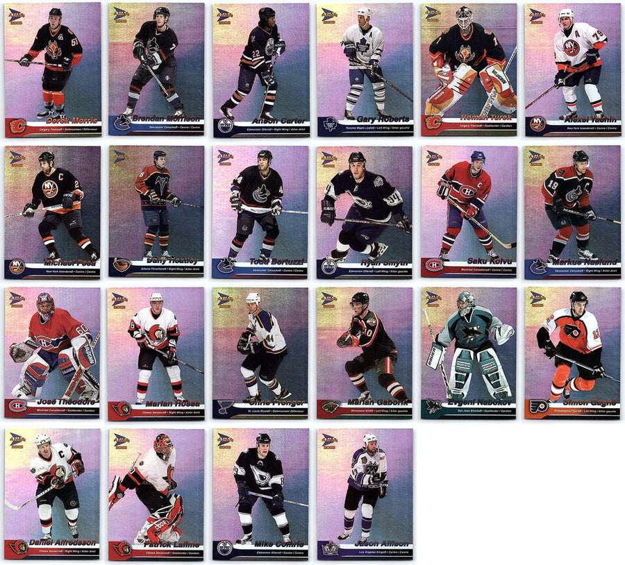 2002-03 MCDONALD'S PRIZM COMPLETE SET - 52 Card Set