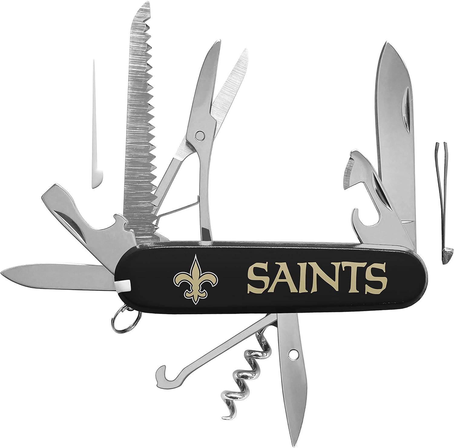 NFL New Orleans Saints Classic Pocket Multi Tool (15 piece tool)