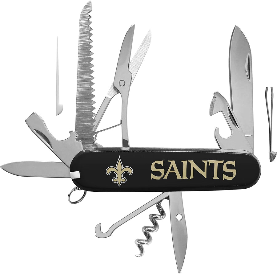 NFL New Orleans Saints Classic Pocket Multi Tool (15 piece tool)