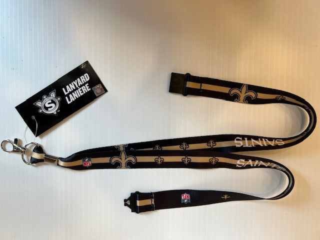 NFL New Orleans Saints Sublimated Lanyard