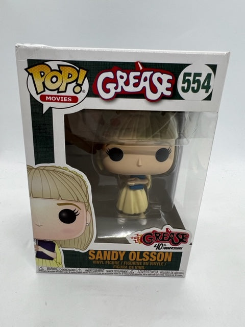 Funko POP Sandy Olsson #554  Grease 40th Anniversary -damaged box-see photos