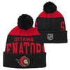 NHL Ottawa Senators Youth Stretchark Toque with Pom