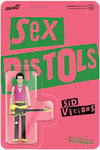 Sex Pistols Sid Vicious 3.75” Action Figure V2 - Super7 Reaction