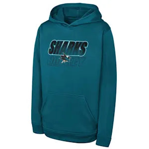 NHL San Jose Sharks Youth Extra Point Performance Hoodie
