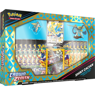 Pokemon Crown Zenith Shiny Zacian / Shiny Zamazenta Premium Collection (price per box)