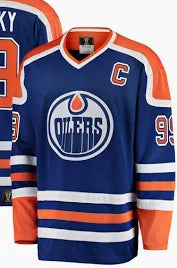 NHL Men's Edmonton Oilers Wayne Gretzky Fanatics Vintage Jersey