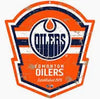 Edmonton Oilers Shield PVC Logo Sign - Distressed - Established 1979