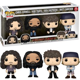 Funko POP Soundgarden 4 pack (Chris Cornell / Kim Thayil / Ben Sheherd / Matt Cameron)