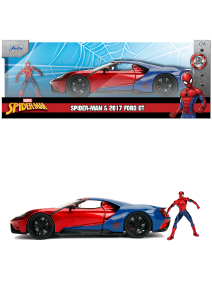 Spider-Man & 2017 Ford GT Hollywood Rides 1:24 Scale (diecast)