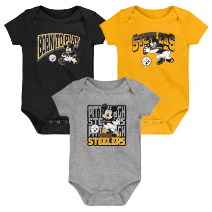NFL Pittsburgh Steelers Disney Infant Gametime Frenzy 3pc Set