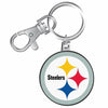 NFL Pittsburgh Steelers Logo Keychain with clasp
