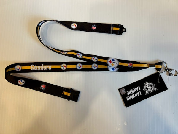 NFL Pittsburgh Steelers Sublimated Lanyard - JJ Sports and Collectibles