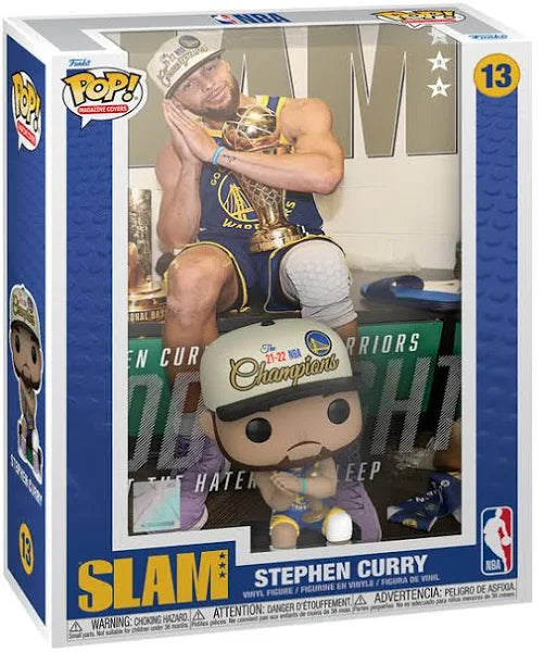 Funko POP NBA Stephen Curry #13 Golden State Warriors NBA Slam Cover