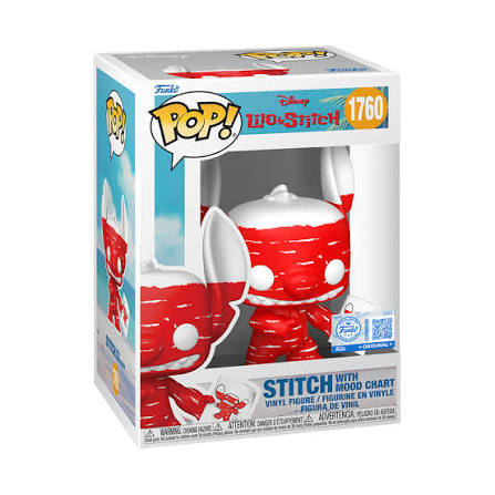 Funko POP Stitch with Mood Chart  #1760 - Disney's Lilo & Stitch