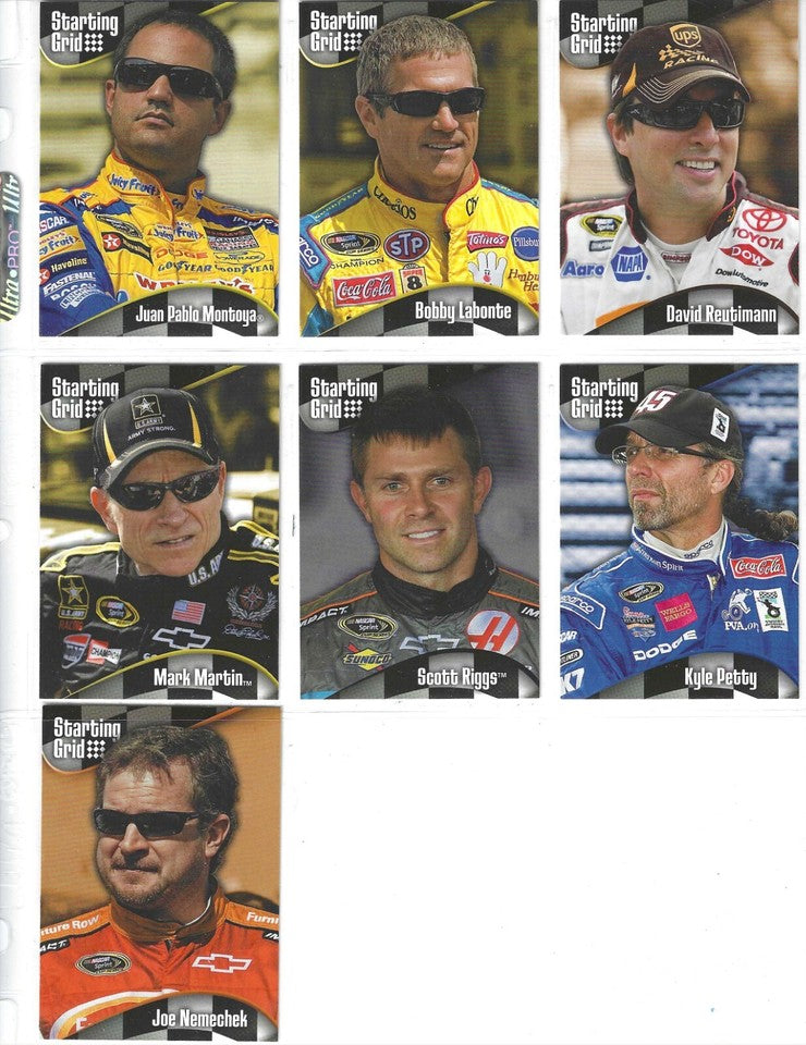 2008 Press Pass STARTING GRID-Complete 25 card set