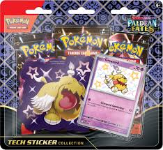 Pokemon Scarlet & Violet Paldean Fates Tech Sticker Collection (random pack)