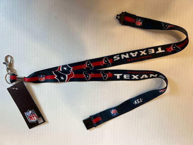NFL Houston Texans Sublimated Lanyard