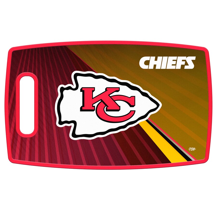NFL Football K.C. Chiefs Kitchen Bar Party 2 sided Cutting Board
