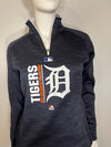 MLB Detroit Tigers Womens Majestic Authentic Collection 1/4 Zip Pullover (online only)