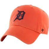 MLB Detroit Tigers '47 Brand Clean Up Hat (orange)