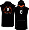 MLB Detroit Tigers Fanatics Fire Speed Sleeveless Hooded Tee (Black)