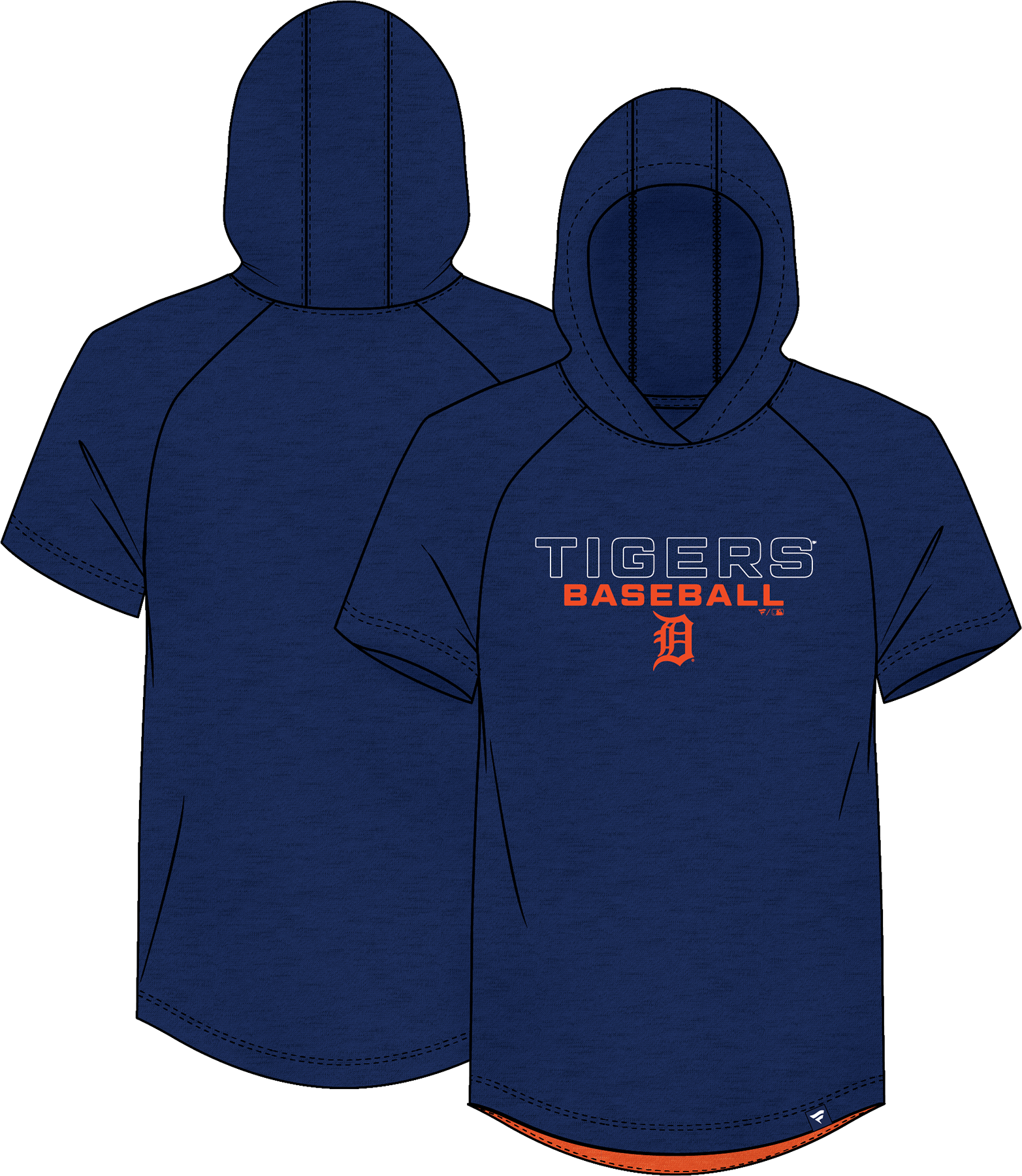 MLB Detroit Tigers Fanatics Optimal Play Hooded Tee