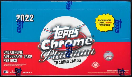 MLB Topps Chrome Platinum 2022 Box (NEW-Sealed)