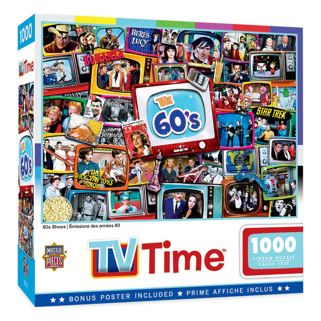 TV Time 60s Shows - 1000 piece puzzle