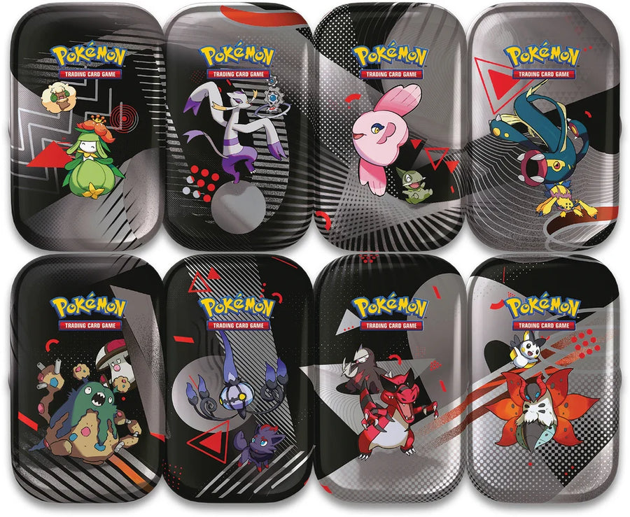 Pokemon Black Bolt & White Flare Unova Mini Tin (various art)-SEALED-price per tin