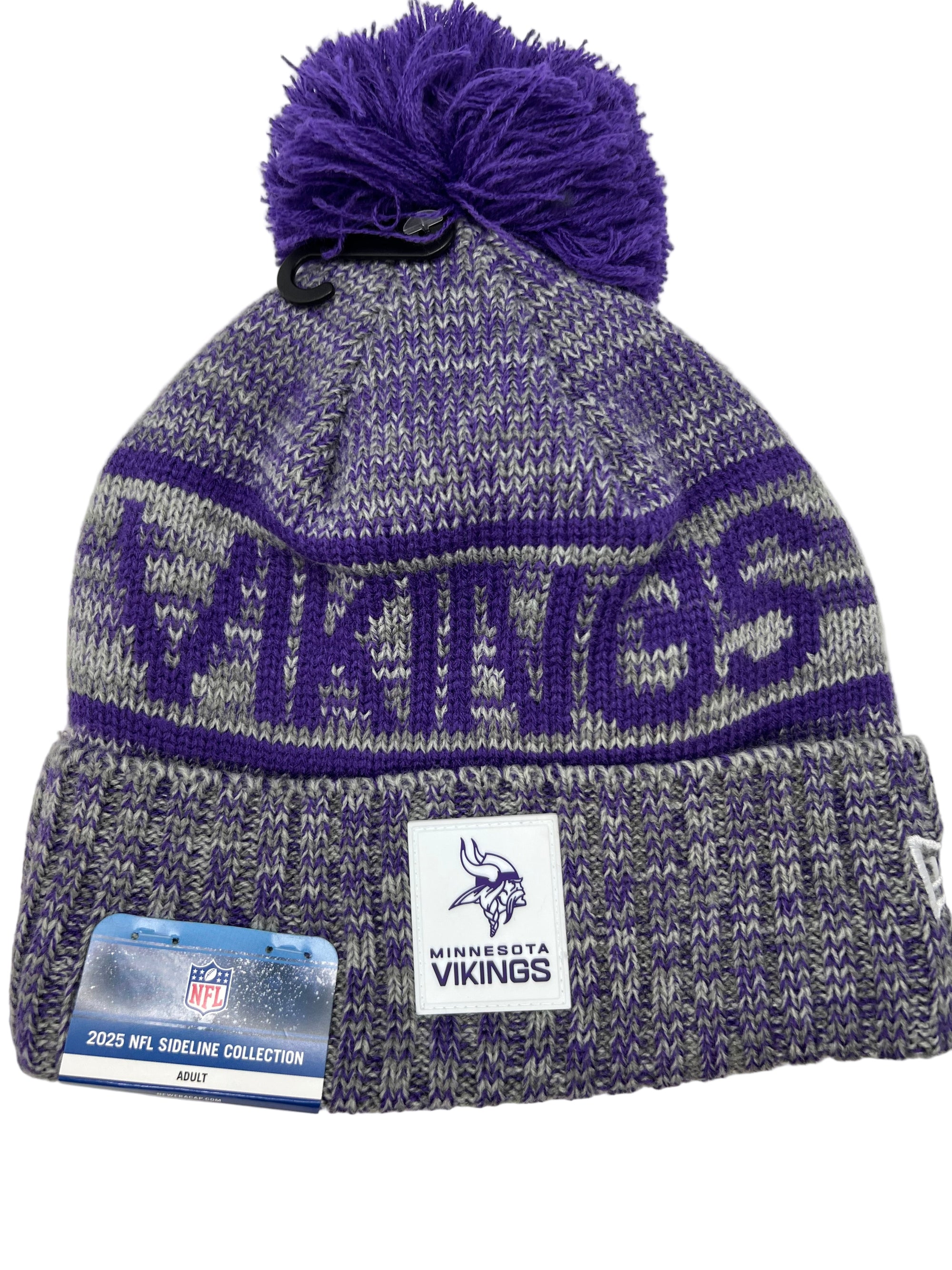NFL Minnesota Vikings '25 New Era Sideline Sports Knit Toque (purple)