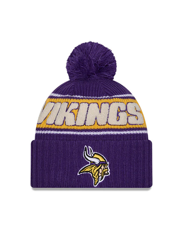 NFL Minnesota Vikings '24 New Era Sideline Sports Knit Toque