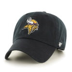 NFL Minnesota Vikings 47 Brand Clean Up Adjustable Hat (Black)