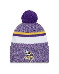 NFL Minnesota Vikings '23 New Era Sideline Sports Knit Toque with Pom
