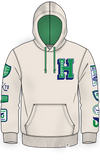 NHL Hartford Whalers Fanatics Letterman Fleece Hoodie