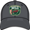 NHL Minnesota Wild Fanatics '24 Authentic Pro Stretch-Fit Storm Grey Hat