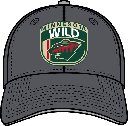 NHL Minnesota Wild Fanatics '24 Authentic Pro Stretch-Fit Storm Grey Hat