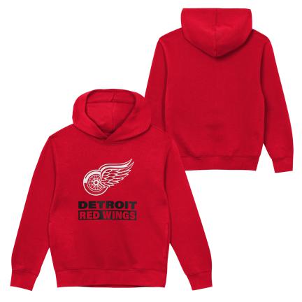 NHL Detroit Red Wings Kids Back to Basics Fleece Hoodie