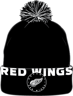 NHL Detroit Red Wings Fanatics High Stick Toque (Black)