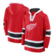 NHL Detroit Red Wings Mens Fanatics Inside Line Hoodie (Sale)