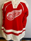 NHL Detroit Red Wings Women's Majestic Lacer Fleece Jersey (online only)