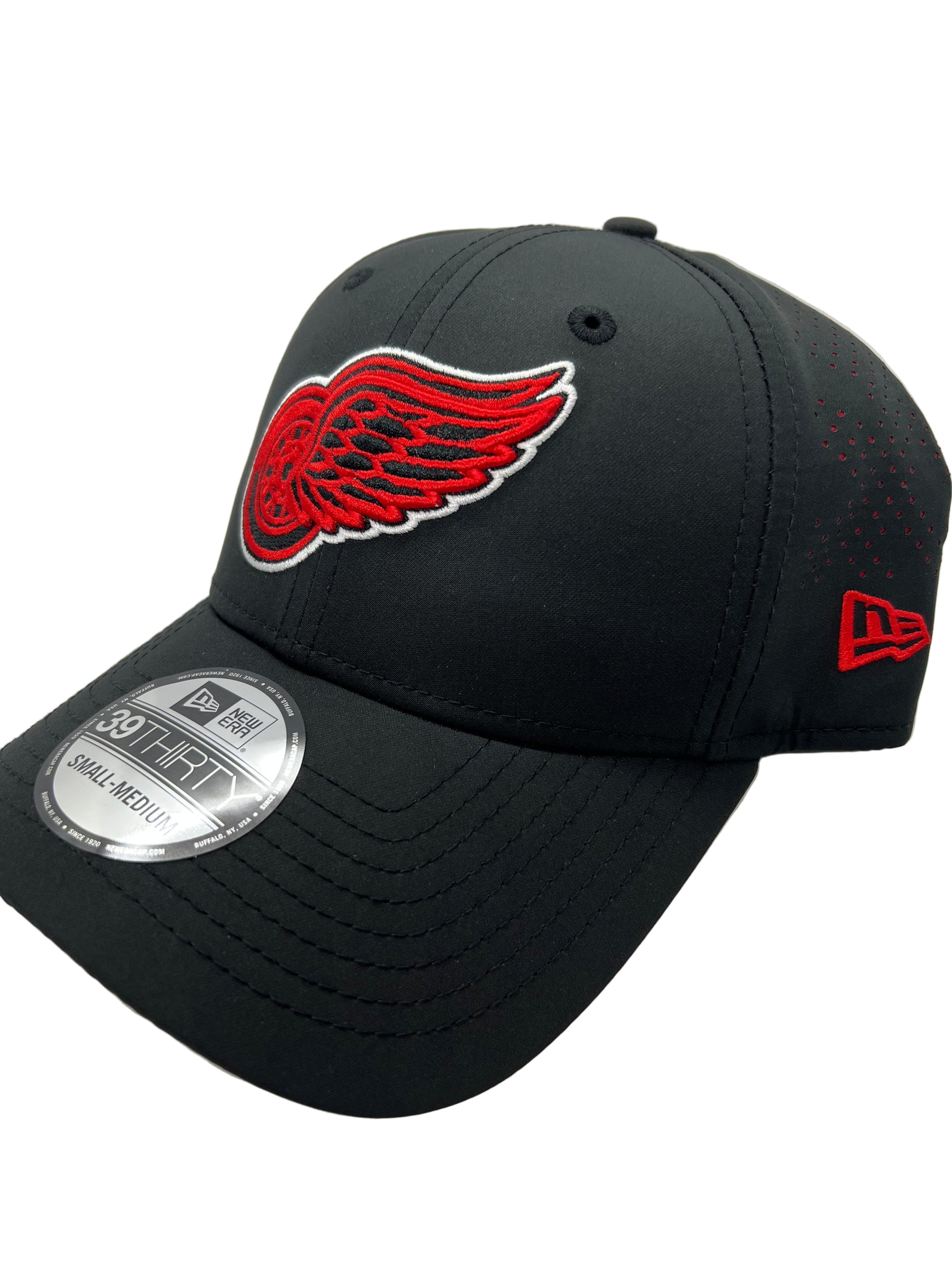 NHL Detroit Red Wings 3930 New Era Night Flex Hat