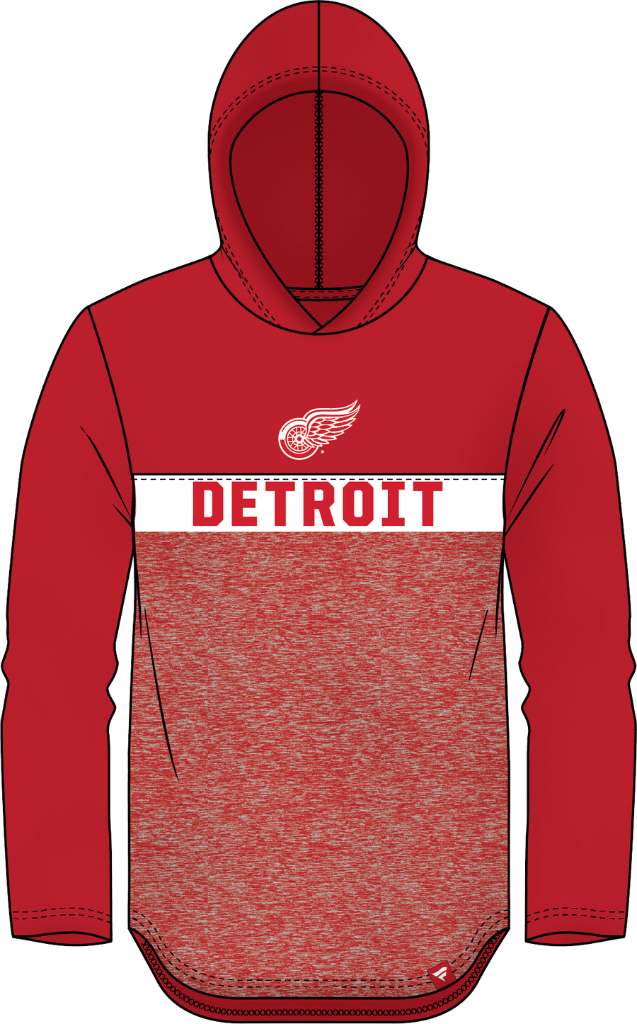 NHL Detroit Red Wings Fanatics Assist Pullover