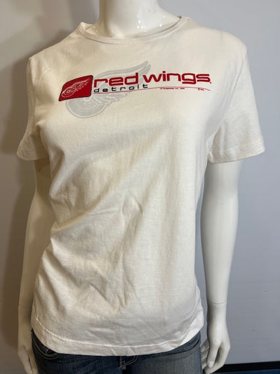 NHL Detroit Red Wings Women's L Basic Tee-white (online only)