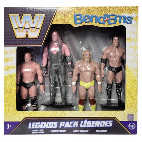 WWE Legends Bend'Ems 4-Pack Figures