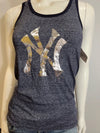 MLB New York Yankees Women's M Foil Logo Tank Top (online only)