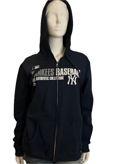 MLB New York Yankees Women's L Majestic Full Zip Hoodie (online only)