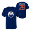 NHL Edmonton Oilers Kids Leon Draisaitl Name & Number Tee #29