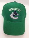 NHL Vancouver Canucks Basic Structured Adjustible Hat (green)