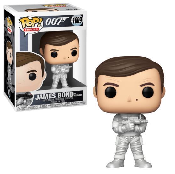 Funko POP James Bond (from Moonraker- Roger Moore) #1009 -POP Movies 007